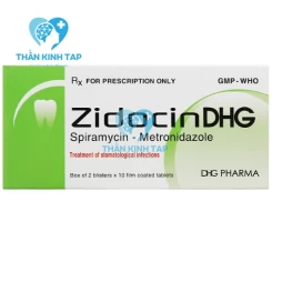 ZidocinDHG - Kháng khuẩn trong nhiễm trùng răng miệng