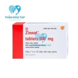 Zinnat Tablets 500mg - Thuốc điều trị trường hợp nhiễm khuẩn