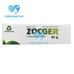 Zocger Cream 45g - Capsaicin 0,075% Medipharco